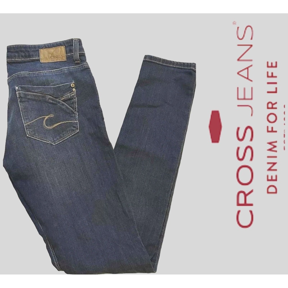 Cross Jeans Adriana Super Skinny Jeans Dark Wash W28 L34 (Actual 28X33) Denim